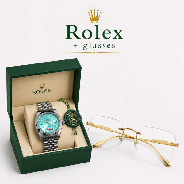 rolex & glasses